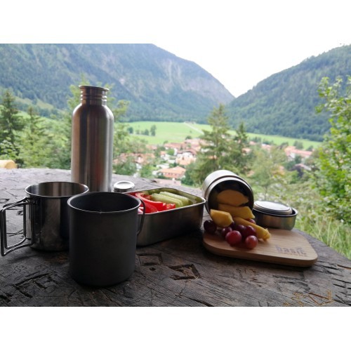 Mug BasicNature Titanium Beaker, 375ml