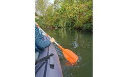 Телескопическое весло BasicNature Mini 107 см, оранжевый