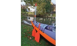Telescopic Paddle BasicNature Mini 107cm, Orange