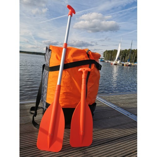 Teleskopiskais airis BasicNature Mini 107cm, oranžs