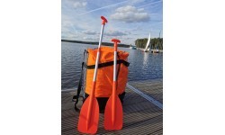 Telescopic Paddle BasicNature Mini 107cm, Orange