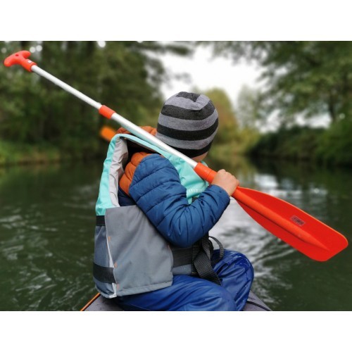 Teleskopiskais airis BasicNature Mini 107cm, oranžs