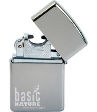 Lighter BasicNature Arc USB Polished