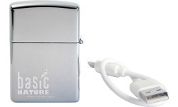 Elektriskā loka šķiltavas BasicNature Arc USB Polished