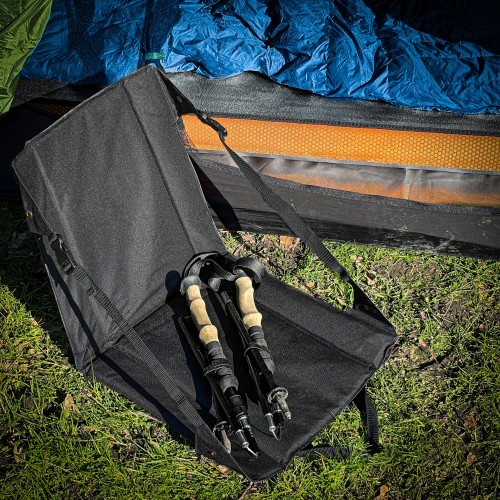 Krēsls Origin Outdoors Travelchair Trail, melns