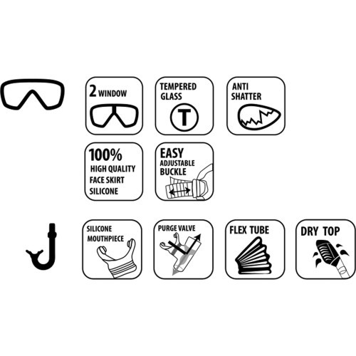 Snorkel Set Shielded Palau