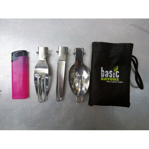 BasicNature Cutlery Set Bivouac 'MiniTrek'