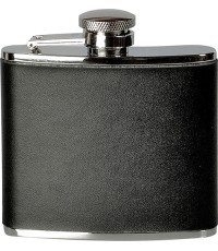 BasicNature Hip flask 'Leather'
