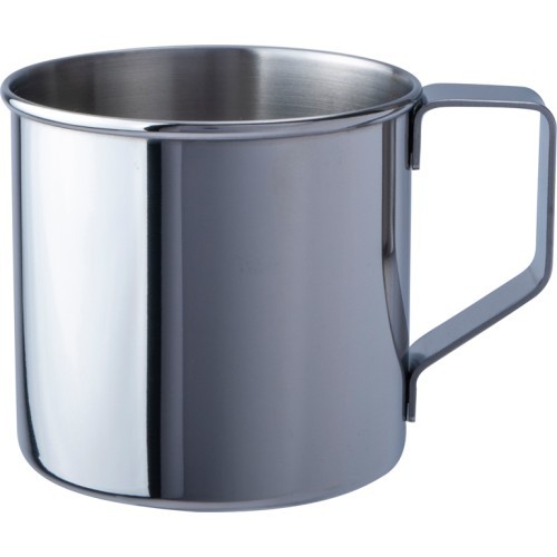 BasicNature Stainless steel mug 'Zebra'
