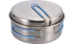 Origin Outdoors nerūsējošā tērauda ēdiena gatavošanas komplekts “Companion”