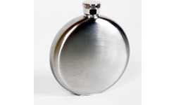 BasicNature Hip flask 'Brush, round'