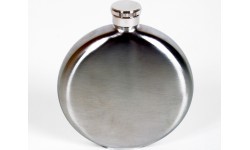 BasicNature Hip flask 'Brush, round'