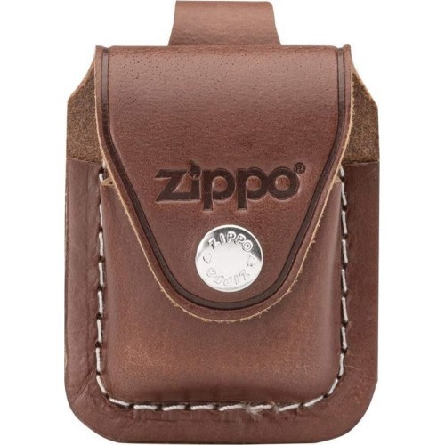 Zippo benzīna šķiltavas ar ādas maciņu