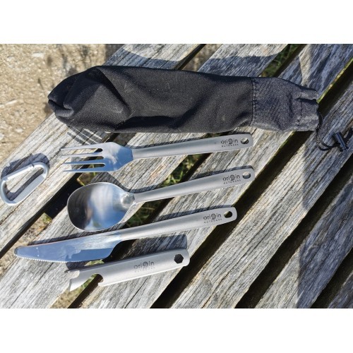 Origin Outdoors Vācijas armijas galda piederumi “Titanium”