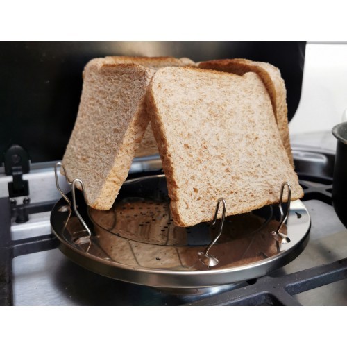Origin Outdoors Camp Stove Toaster 'Stainless Steel'
