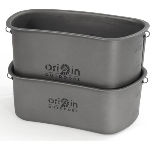 Набор кемпинговых кастрюль Origin Outdoors «Titanium»