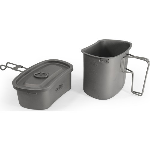 Origin Outdoors kempinga katlu komplekts “Titanium”