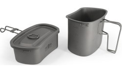 Origin Outdoors kempinga katlu komplekts “Titanium”