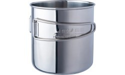 BasicNature Stainless steel mug 'Space Safer'