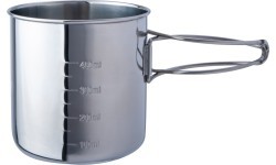 BasicNature Stainless steel mug 'Space Safer'