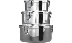 BasicNature Food Container', stainless steel