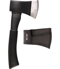 ЧЕРНЫЙ СТАЛЬНОЙ ТОПОРИК С ЧЕХЛОМ