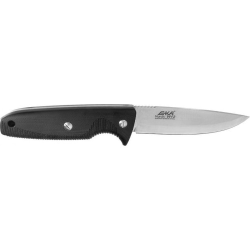 Нож с фиксированным лезвием Eka Nordic W12, чёрный