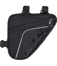 Dviračio krepšys ant rėmo KLS Wedge Eco, 0,9l (juoda)