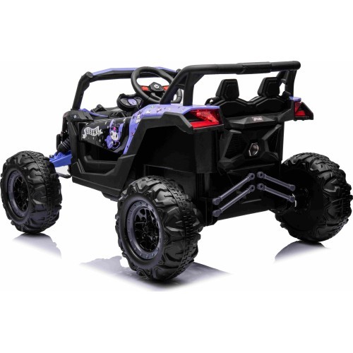 Elektromobilis Buggy ATV Defend 4x4 KUROMI, violets