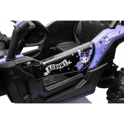 Elektromobilis Buggy ATV Defend 4x4 KUROMI, violets