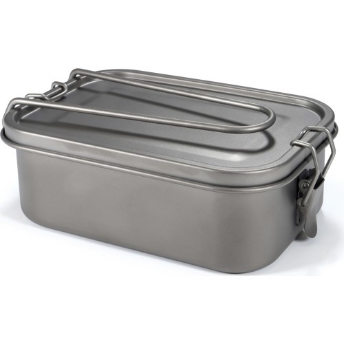 Origin Outdoors pusdienu kastīte 2 in 1 Titanium