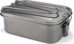 Origin Outdoors pusdienu kastīte 2 in 1 Titanium