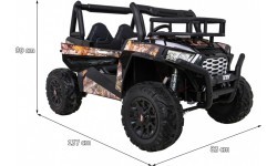Электромобиль Buggy UTV, чёрный