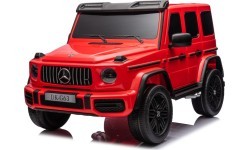 Elektromobilis Mercedes Benz G63 AMG XXL, sarkans