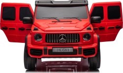 Elektromobilis Mercedes Benz G63 AMG XXL, sarkans