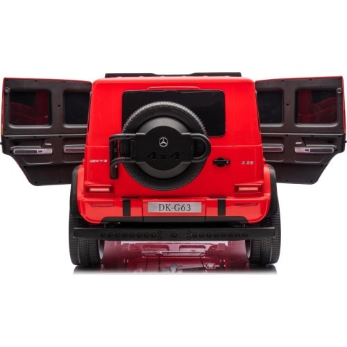 Elektromobilis Mercedes Benz G63 AMG XXL, sarkans