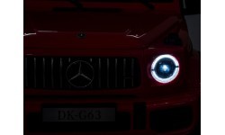 Elektromobilis Mercedes Benz G63 AMG XXL, sarkans