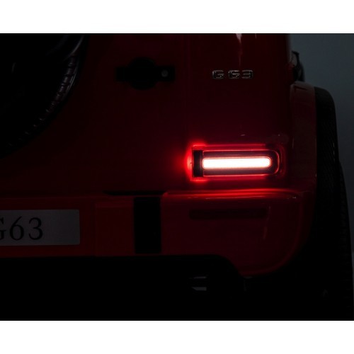 Elektromobilis Mercedes Benz G63 AMG XXL, sarkans