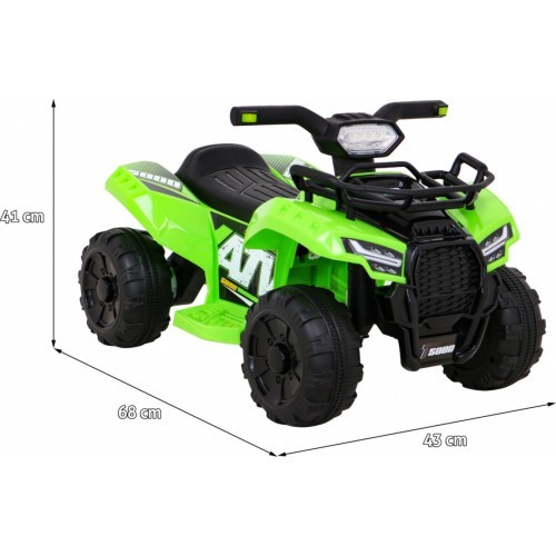 Электроквадроцикл Quad Storm, зелёный