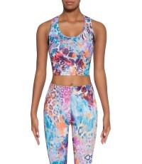 Женская футболка для фитнеса Bas Bleu Caty 30 - Multicolour