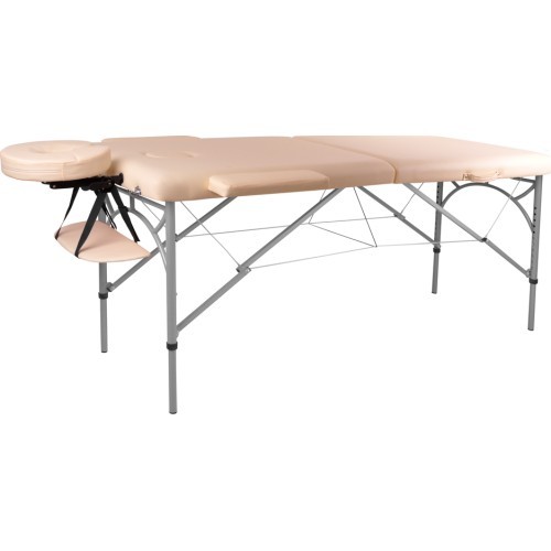 Massage Table inSPORTline Tamati 2-Piece Aluminium - Creamy White