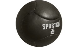 Кожаный медицинский мяч SportKO Medbol - 12 kg