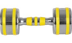Hromēts hantele inSPORTline Yellsteel 7 kg