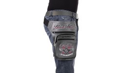 Motorcycle Thigh Bag W-TEC Black Heart Relicto