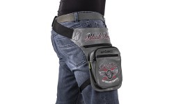 Motorcycle Thigh Bag W-TEC Black Heart Relicto