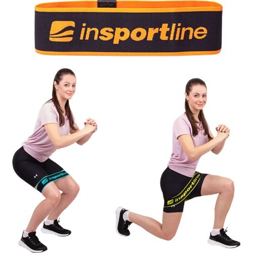 Pretestības lente inSPORTline Hiplop L - Oranža