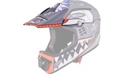 Replacement Peak for FS-605 Helmet W-TEC - Skull Smile