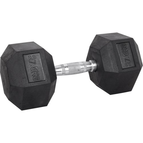 Sešstūra hantele inSPORTline Hexsteel 27,5 kg
