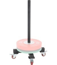 Portable Olympic Weight Plate Rack inSPORTline Welo