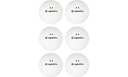 Table Tennis Balls inSPORTline Elisenda S2 – 6 Pcs. - White